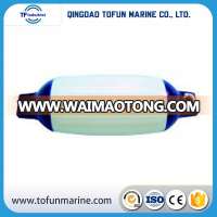 Heavy Duty PVC Inflatable White With Navy Blue Top Marine Boat Fender