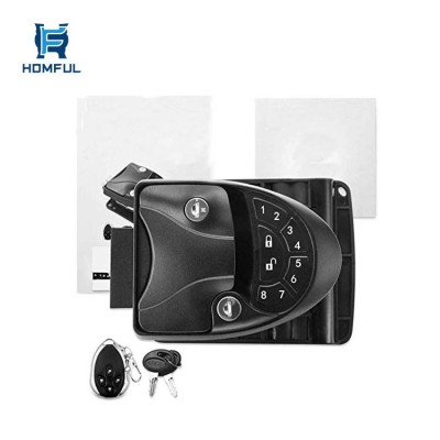 Homful Rv Hatch Lock Wireless Remote Control Rv Keyless Entry Door Lock Handle Latch Rv Lock